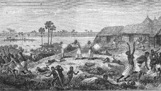 Nyangwe, Tippu Tips Residenz in Kongo (c) gemeinfrei